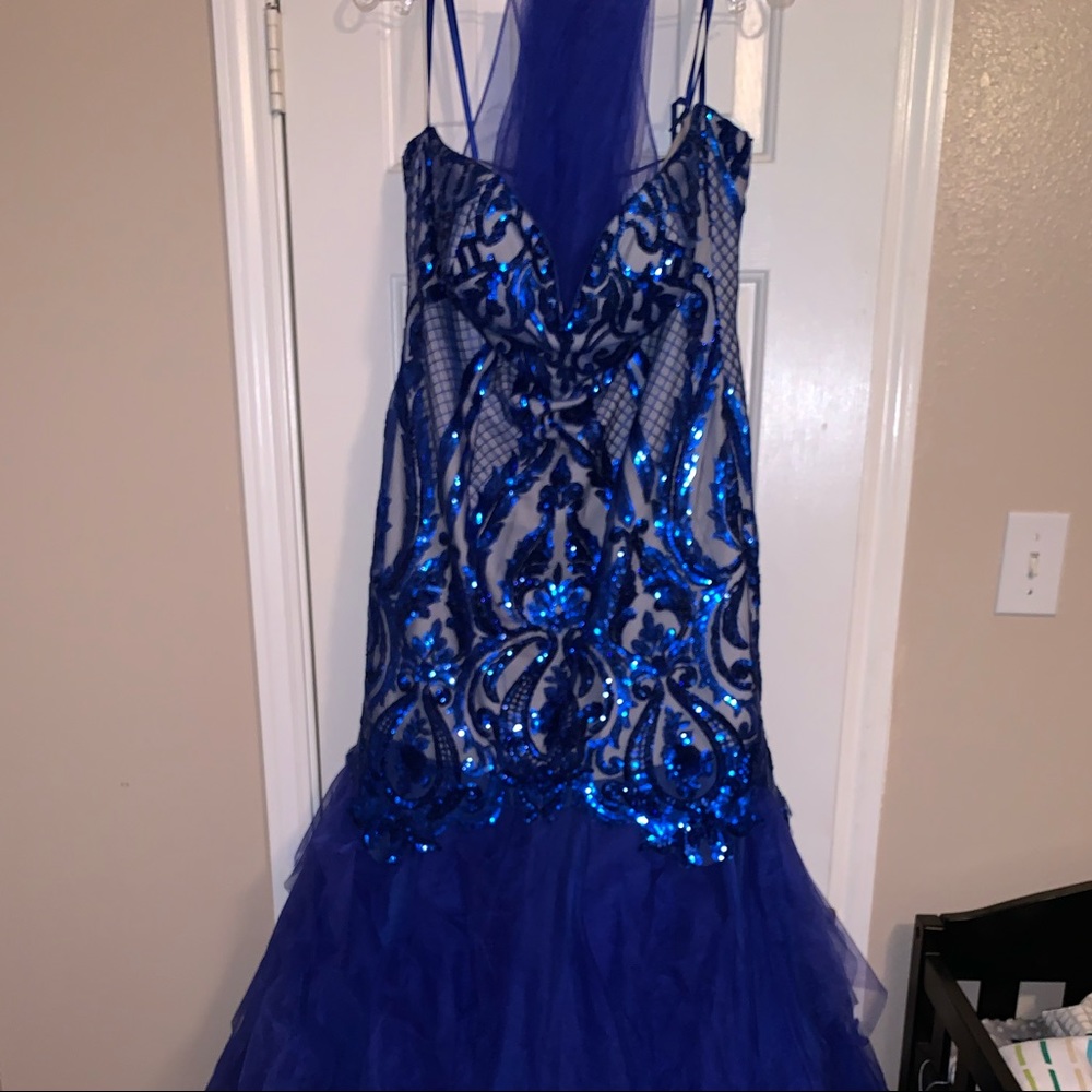 Blue evening/prom dress